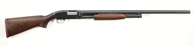 (C) WINCHESTER MODEL 12 SUPER SPEED SUPER X MAGNUM SLIDE ACTION SHOTGUN.