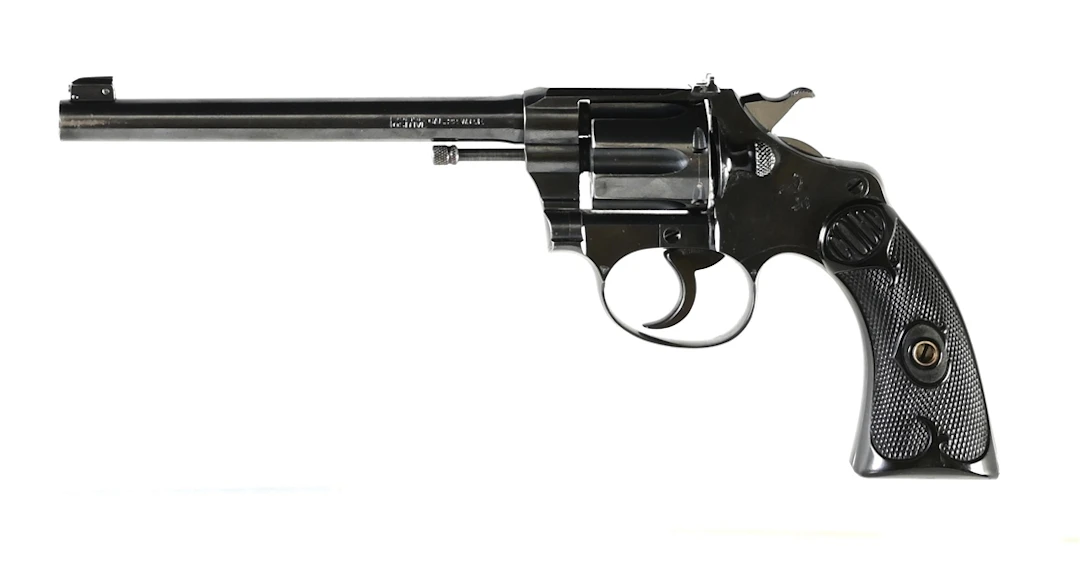 (C) PRE-WAR COLT POLICE POSITIVE TARGET MODEL DOUBLE ACTION REVOLVER.