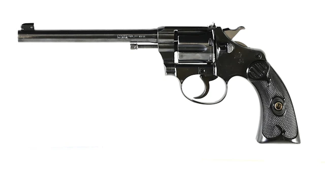 (C) PRE-WAR COLT POLICE POSITIVE TARGET MODEL DOUBLE ACTION REVOLVER.