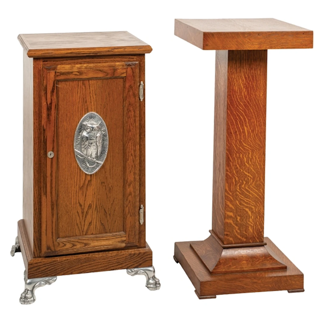 PAIR OF SLOT STANDS