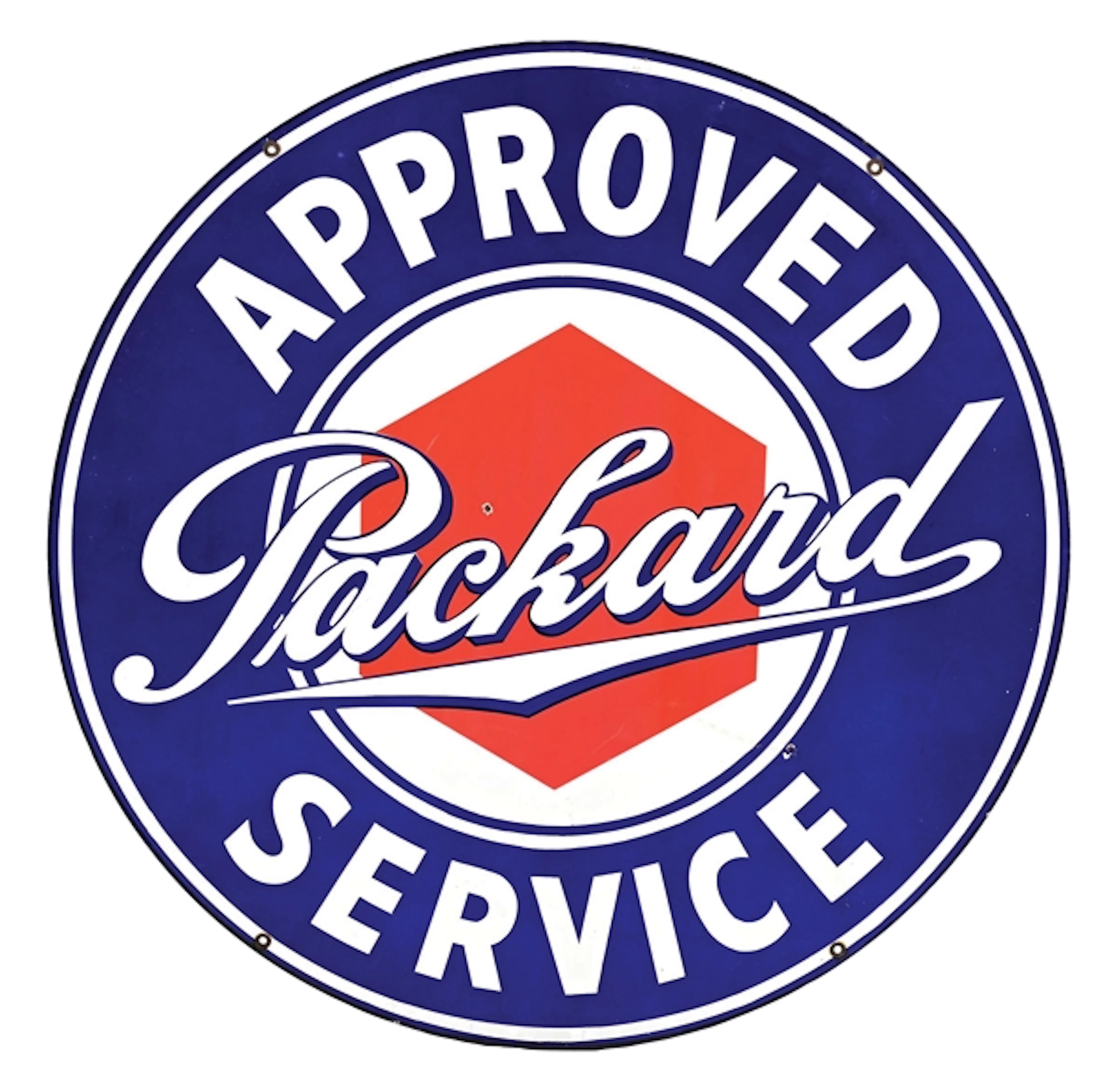 PACKARD APPROVED SERVICE PORCELAIN SIGN