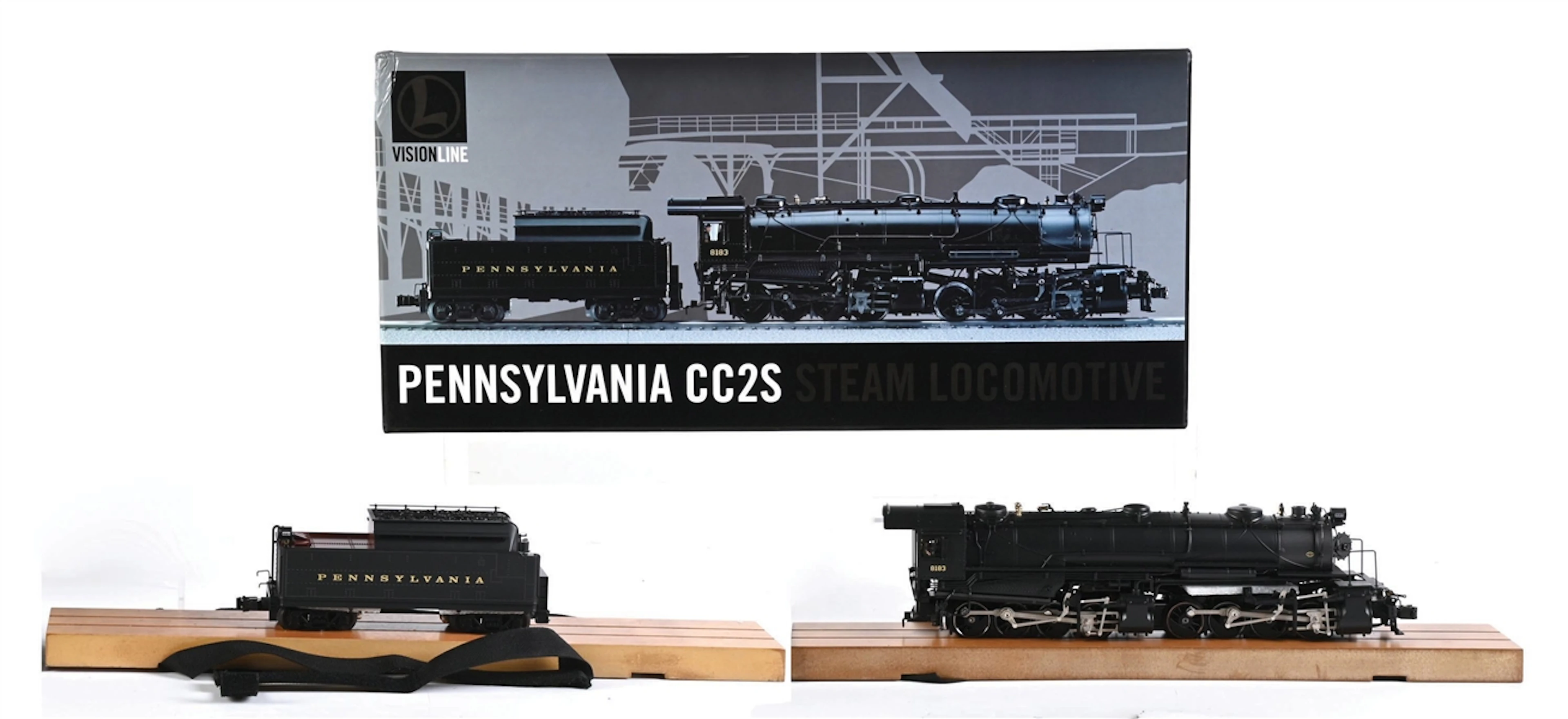 LIONEL O-GA. VISION LINE 6-11154 PENNSYLVANIA CC2S 0-8-8-0 STEAM LOCOMOTIVE