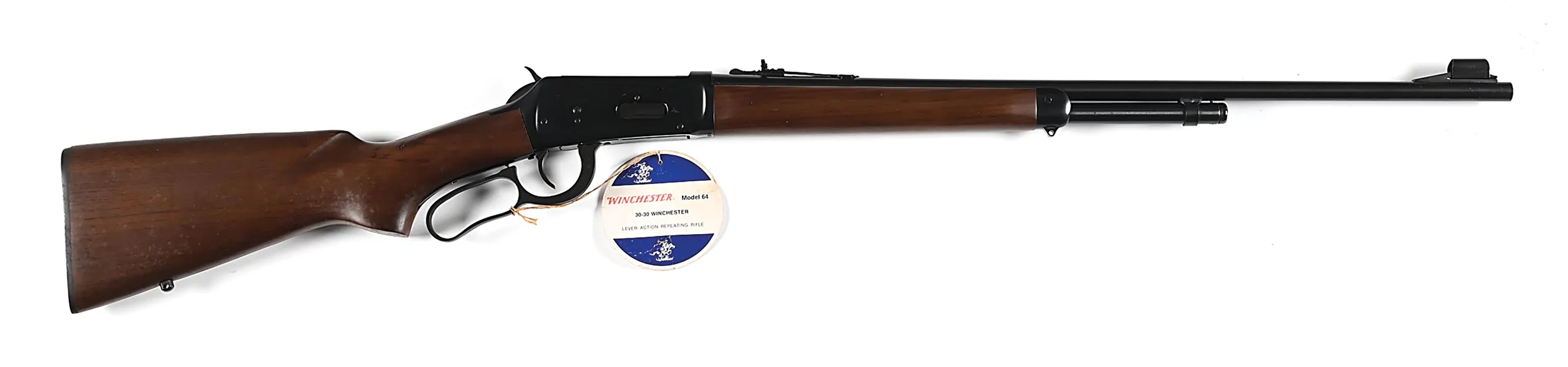 (C) WINCHESTER MODEL 64A LEVER ACTION RIFLE WITH BOX (1972) | Barnebys
