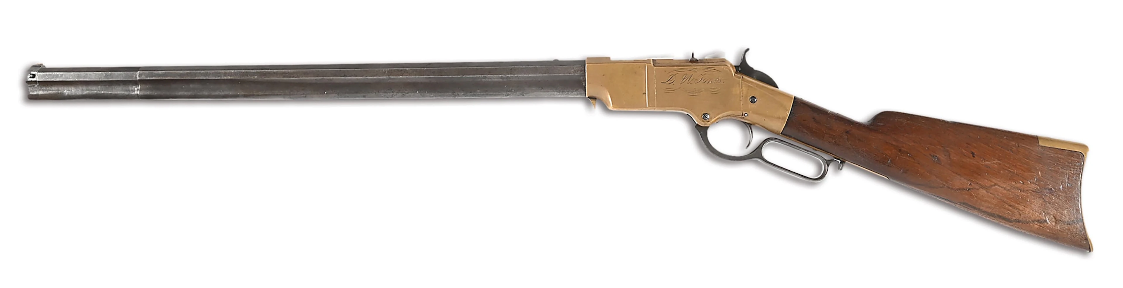 (A) HISTORIC NEW HAVEN ARMS 1860 HENRY LEVER ACTION RIFLE INSCRIBED