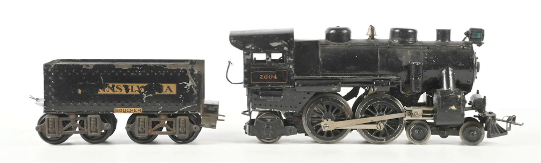 HOMEMADE GAUGE 1 STEAM LOCO WITH 2102 BOUCHER PRR TENDER
