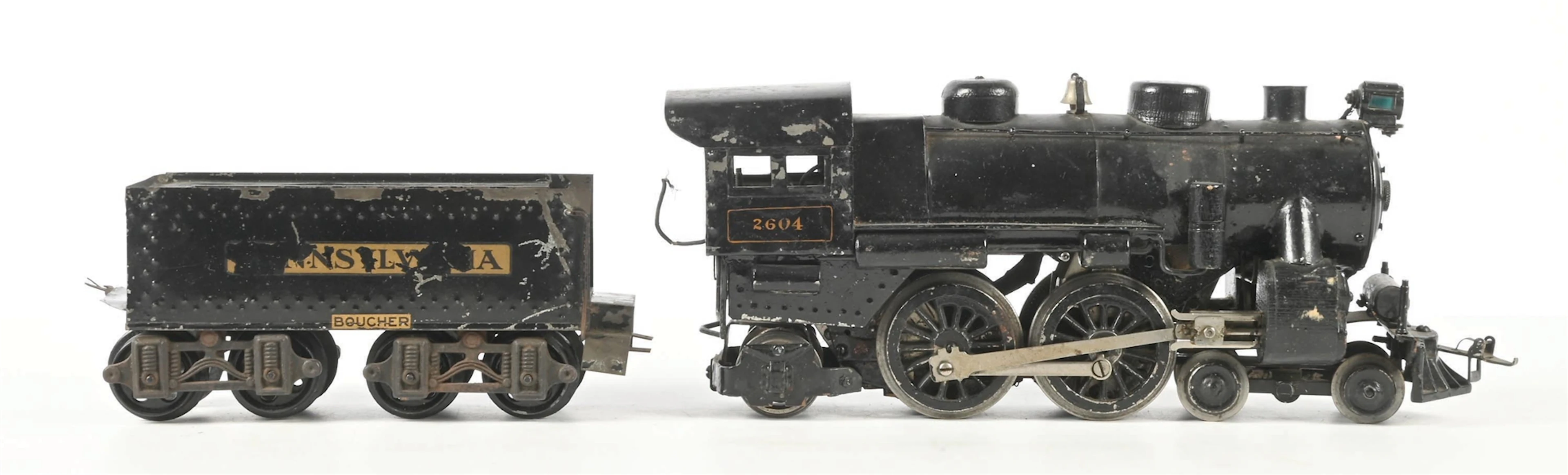 HOMEMADE GAUGE 1 STEAM LOCO WITH 2102 BOUCHER PRR TENDER
