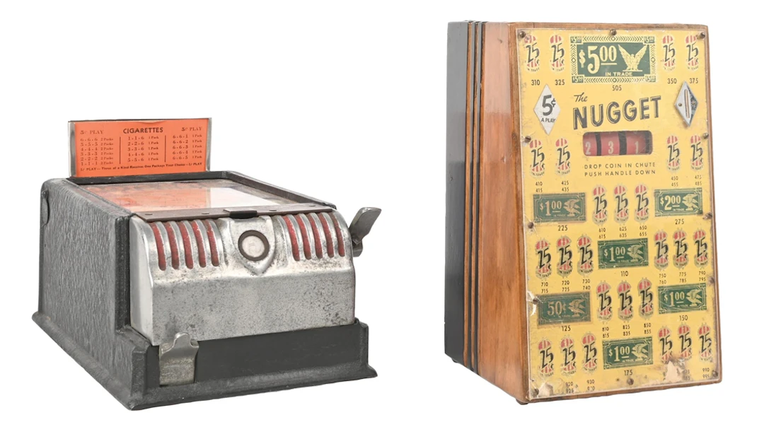 A PAIR OF TRADE STIMULATORS: ROTO-MATIC VENDER & THE NUGGET