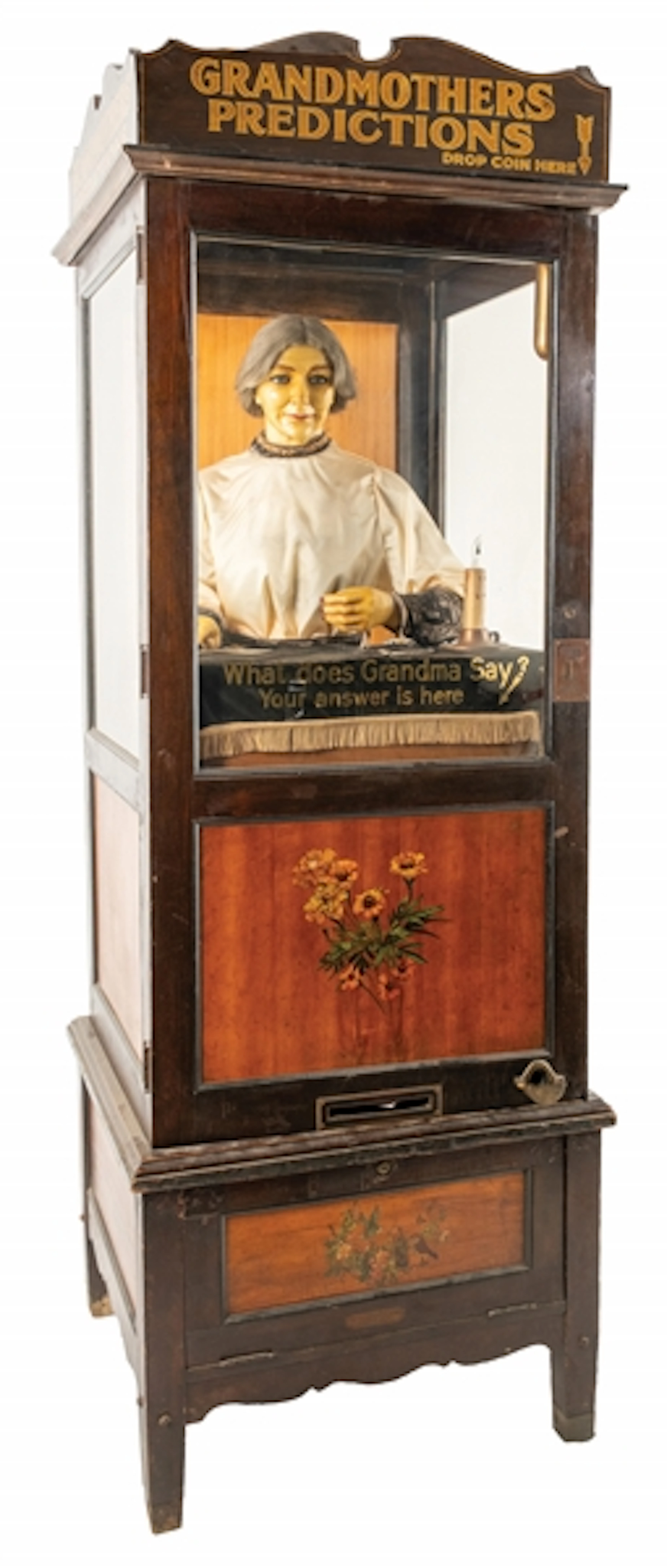5¢ GRANDMOTHER'S PREDICTIONS CLEVELAND FORTUNE TELLER ARCADE MACHINE
