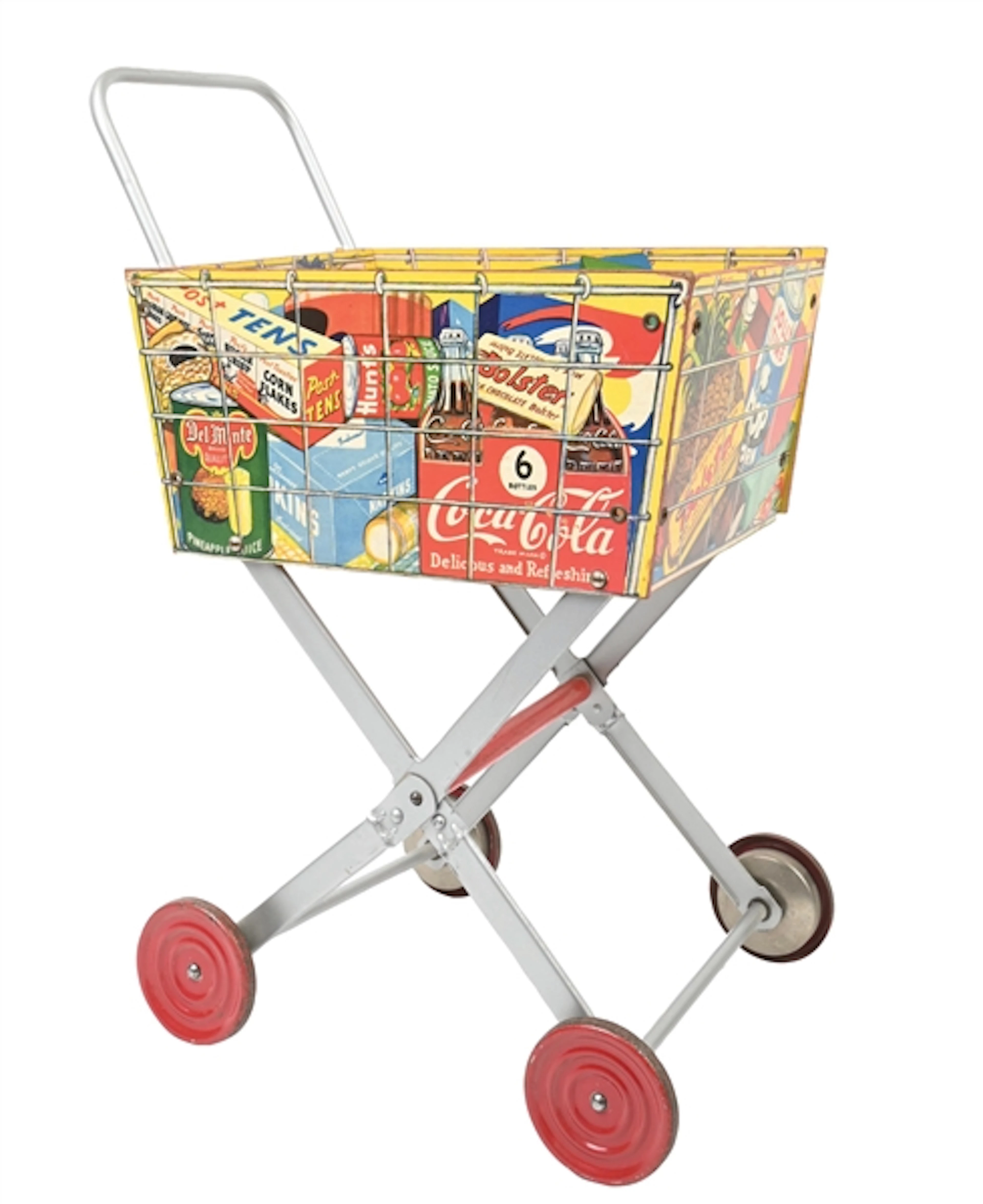 COCA-COLA TOY SHOPPING CART