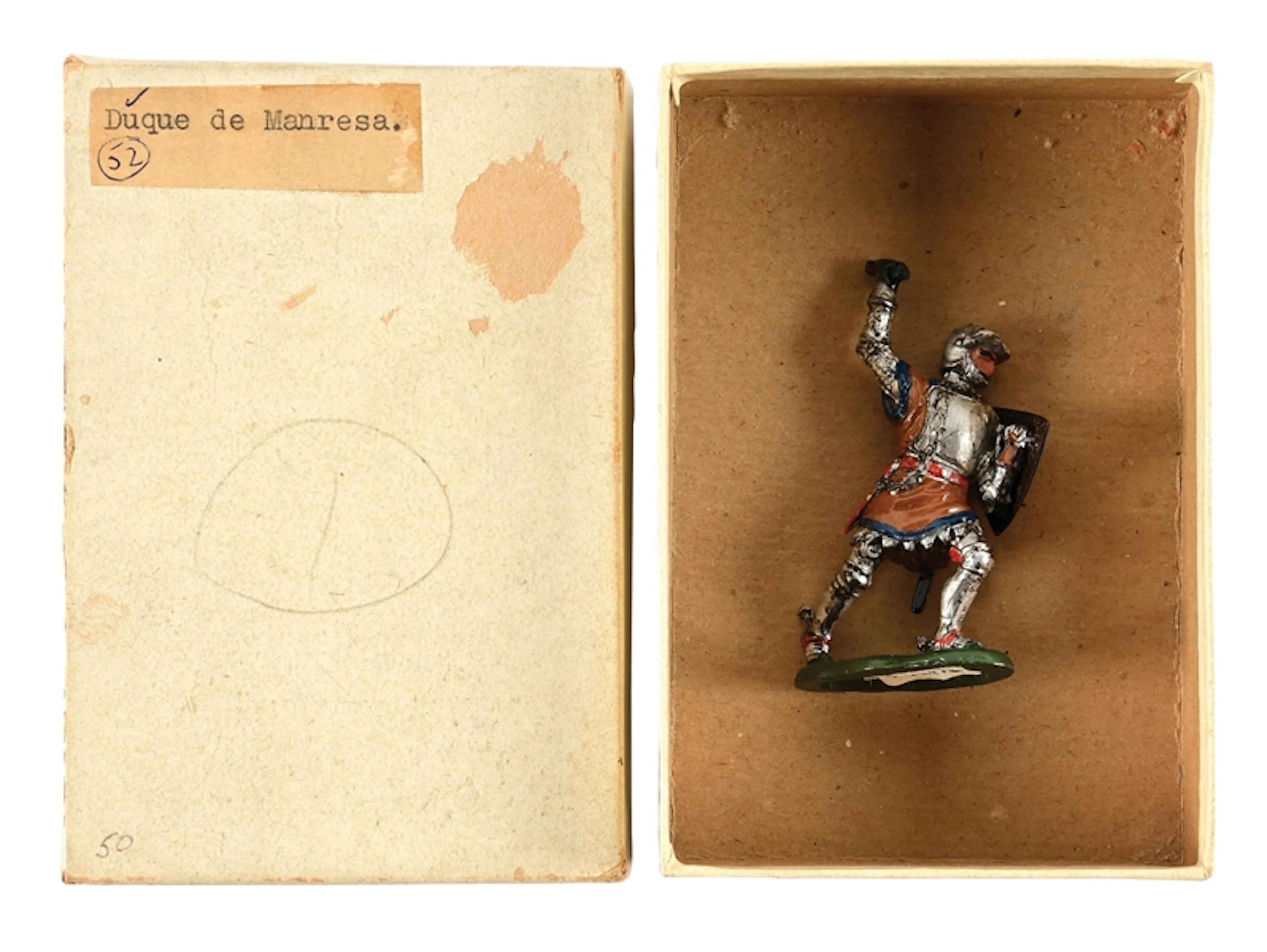 ORIGINAL SELWYN DUQUE DE MANRESA MINIATURE KNIGHT FIGURE IN ORIGINAL BOX