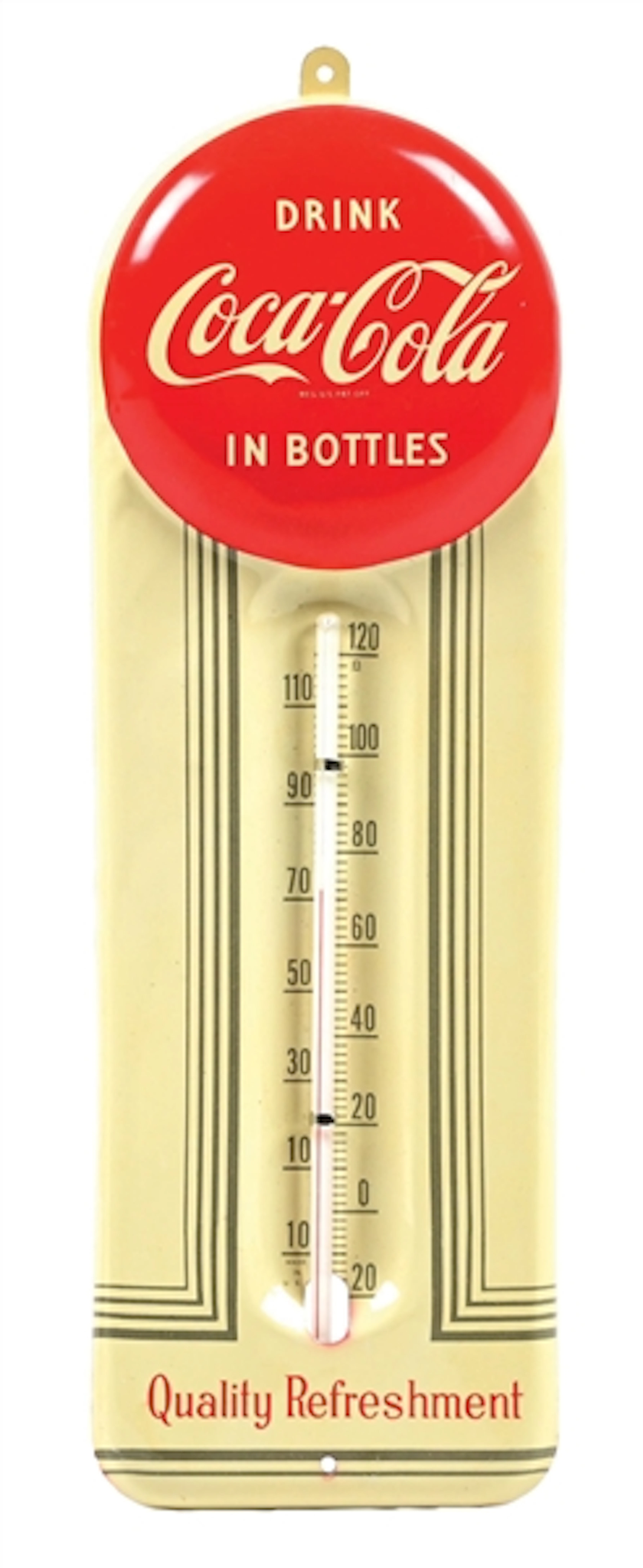 DRINK COCA-COLA IN BOTTLES THERMOMETER