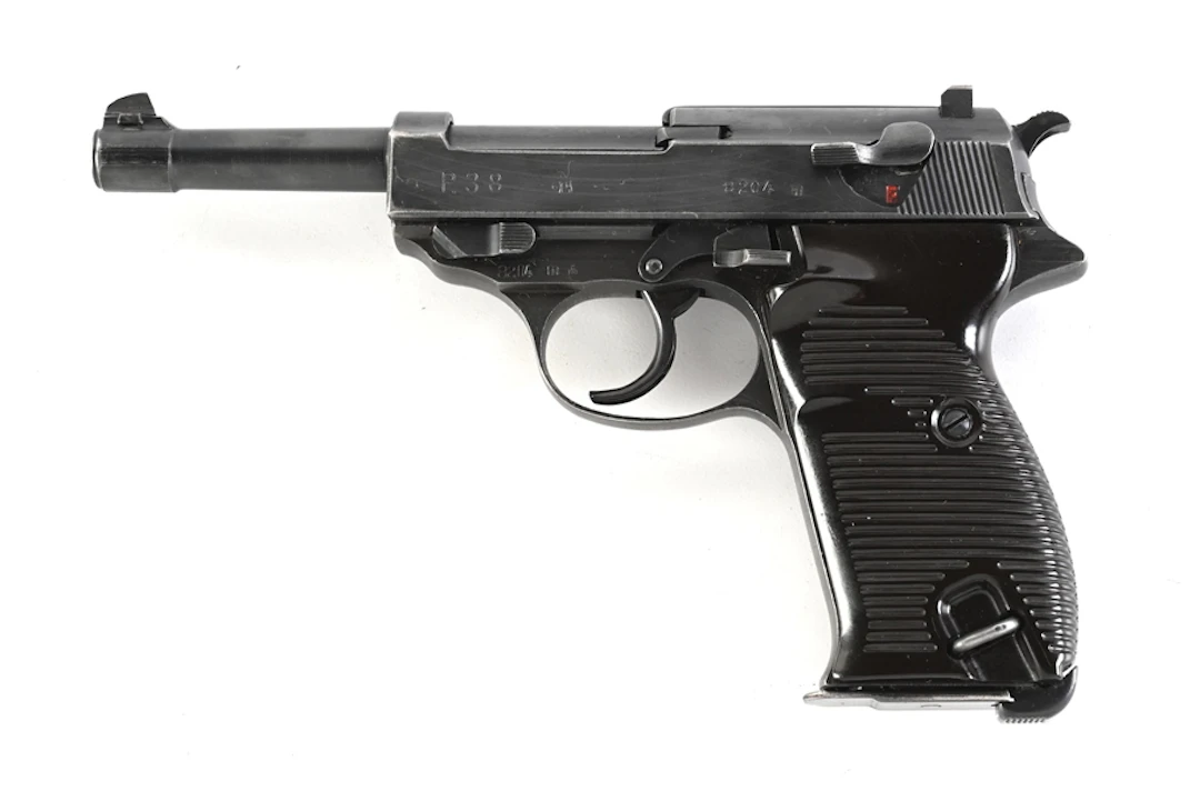 (C) GERMAN MILITARY CYQ SPREEWERKE P38 SEMI AUTOMATIC PISTOL