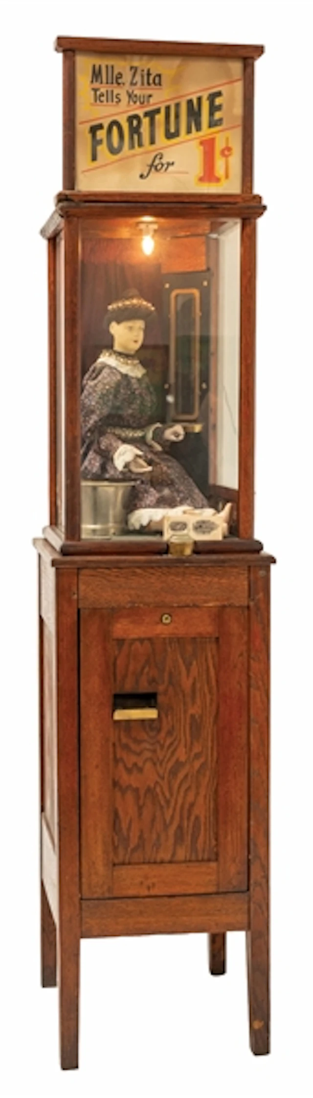 1¢ ROOVER BROTHERS "MADAME ZITA" FORTUNE TELLER MACHINE