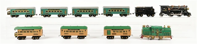 LOT OF 2: PRE-WAR AMERICAN FLYER O-GA. PASSENGER SETS