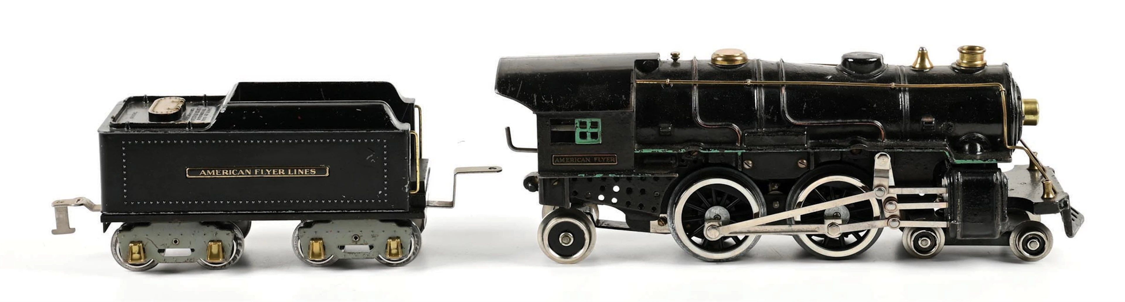 PRE-WAR AMERICAN FLYER STANDARD GA. NO. 4670 STEAM LOCOMOTIVE & TENDER