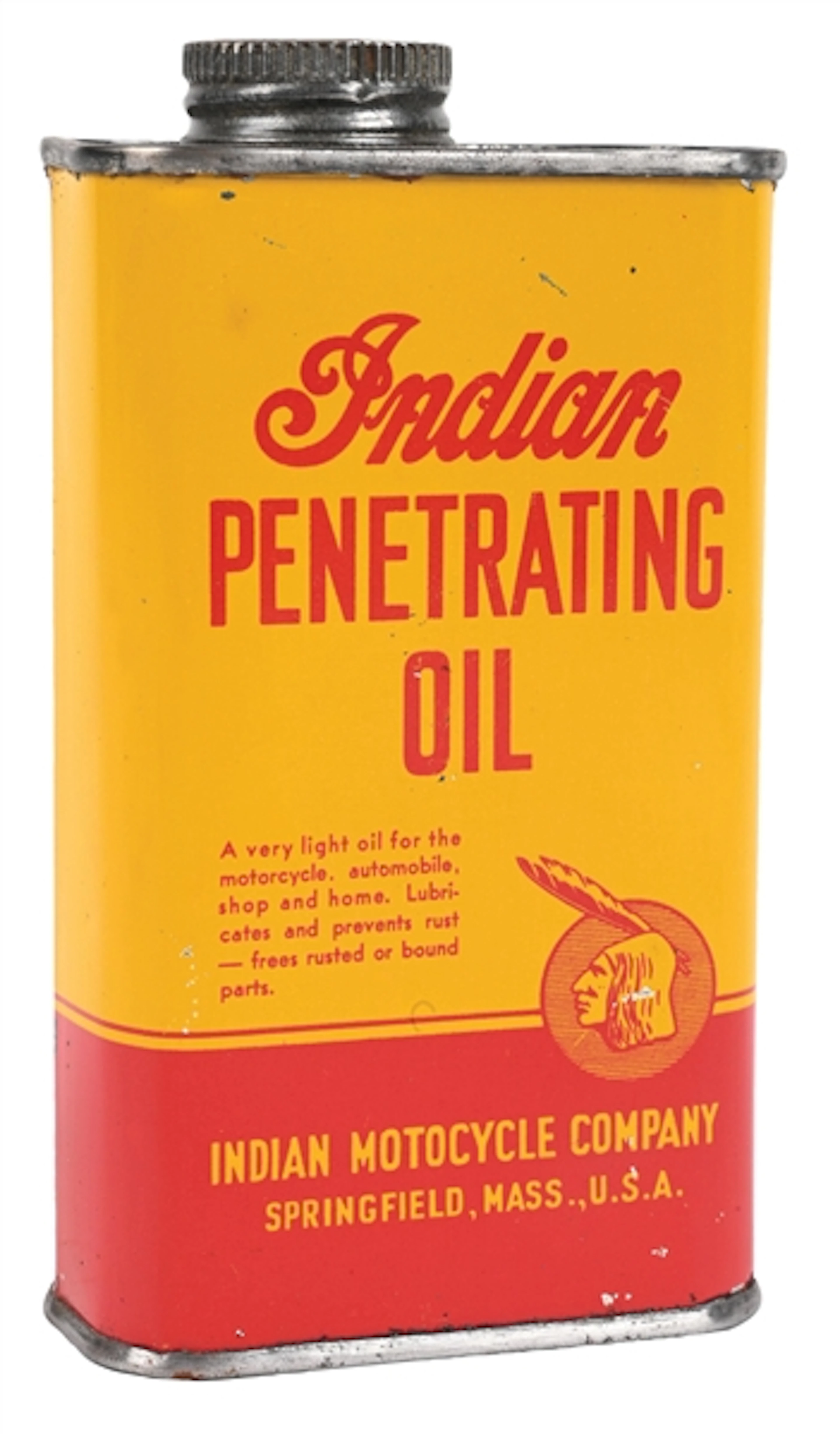 INDIAN MOTORCYCLES PENETRATING OIL HALF PINT CAN