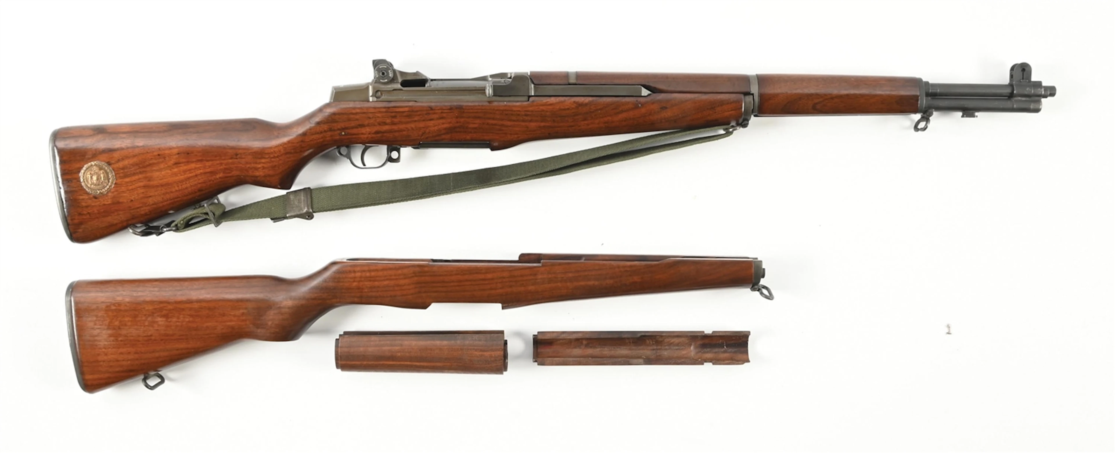 (C) SPRINGFIELD ARMORY M1 GARAND SEMI-AUTOMATIC RIFLE.