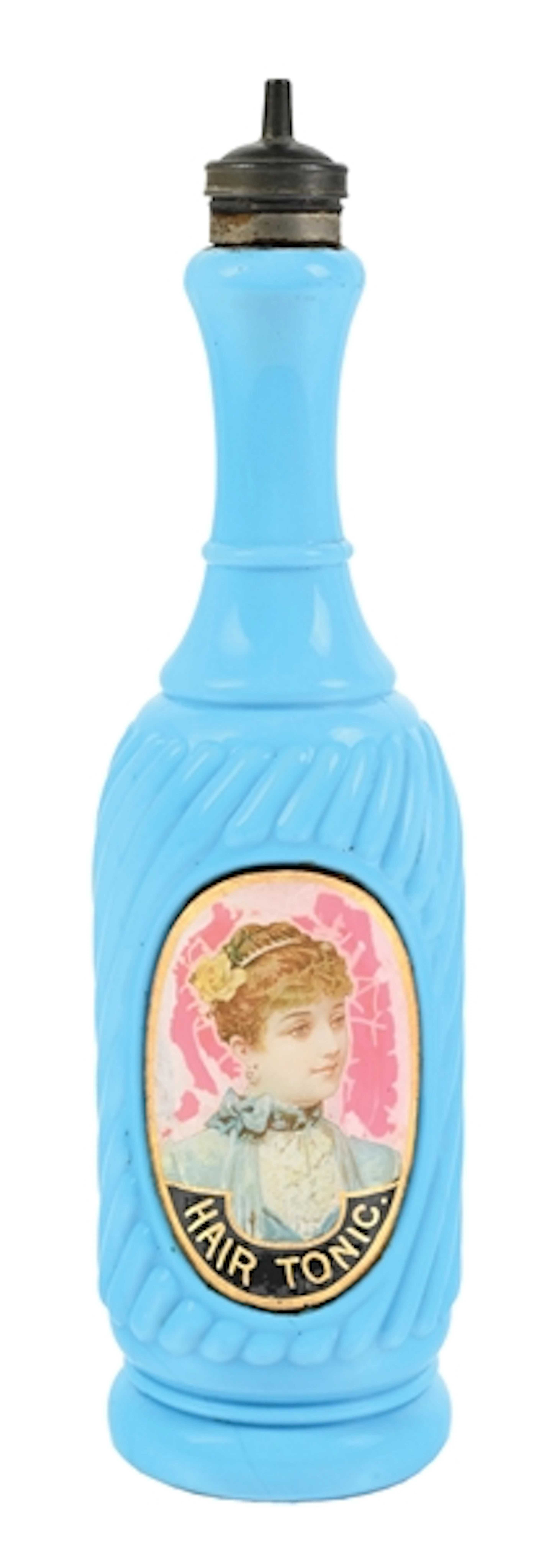 HAIR TONIC GLASS BOTTLE