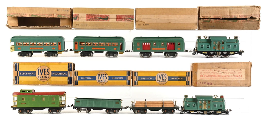 LOT OF 2: LIONEL & IVES STANDARD GA. NO. 10E SETS