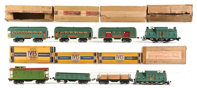 LOT OF 2: LIONEL & IVES STANDARD GA. NO. 10E SETS