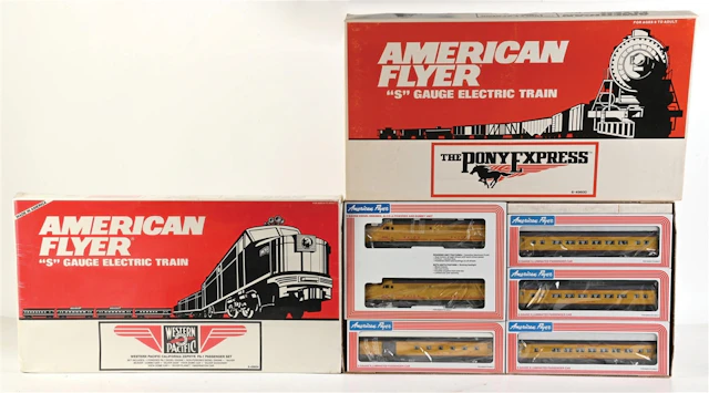 LOT OF 2: AMERICAN FLYER S-GA. DIESEL PASSENGER SETS