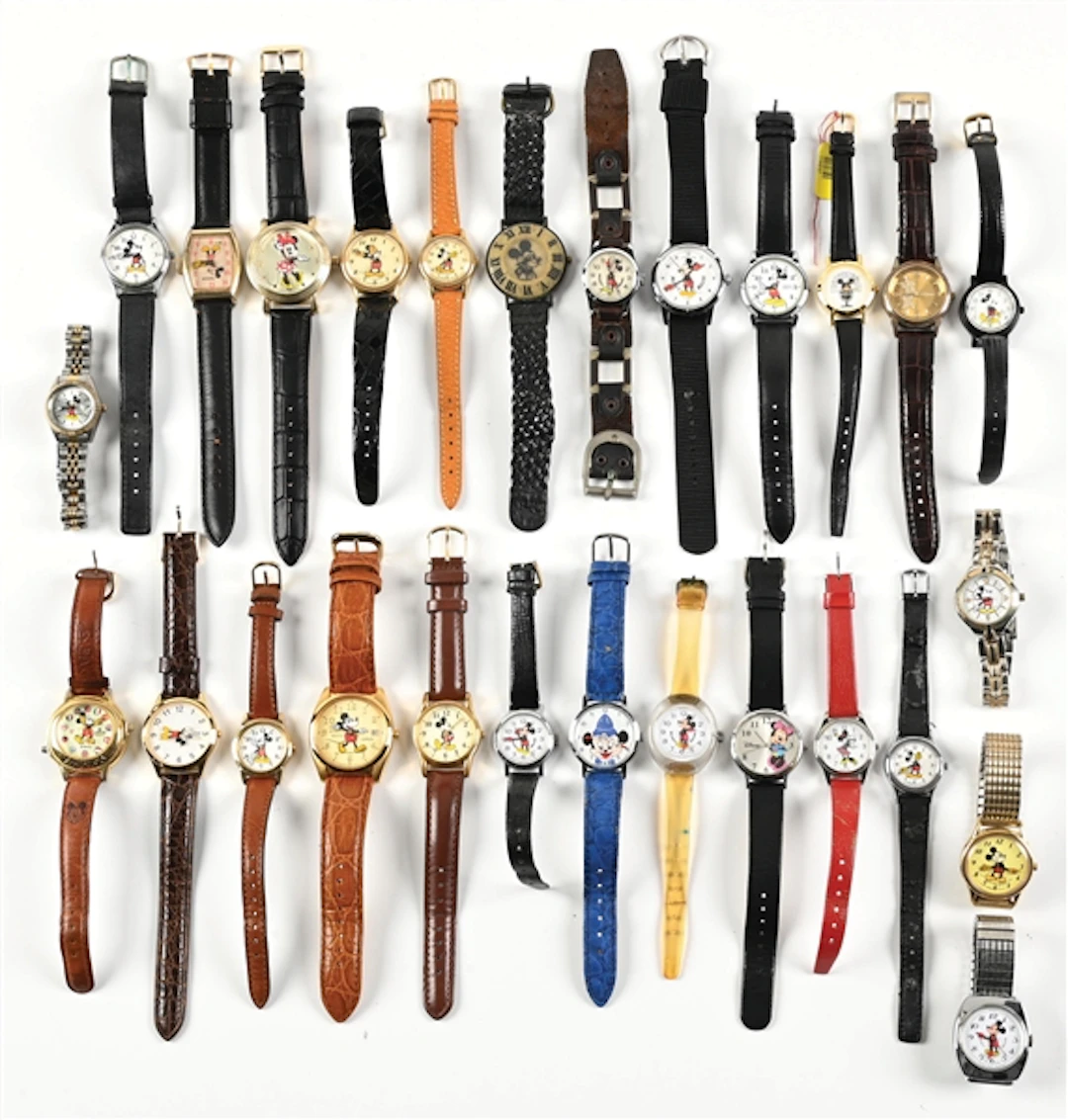 LARGE LOT OF MICKEY MOUSE WATCHES