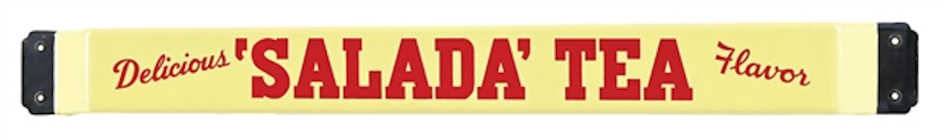 SALADA TEA N.O.S. PORCELAIN DOOR PUSH SIGN