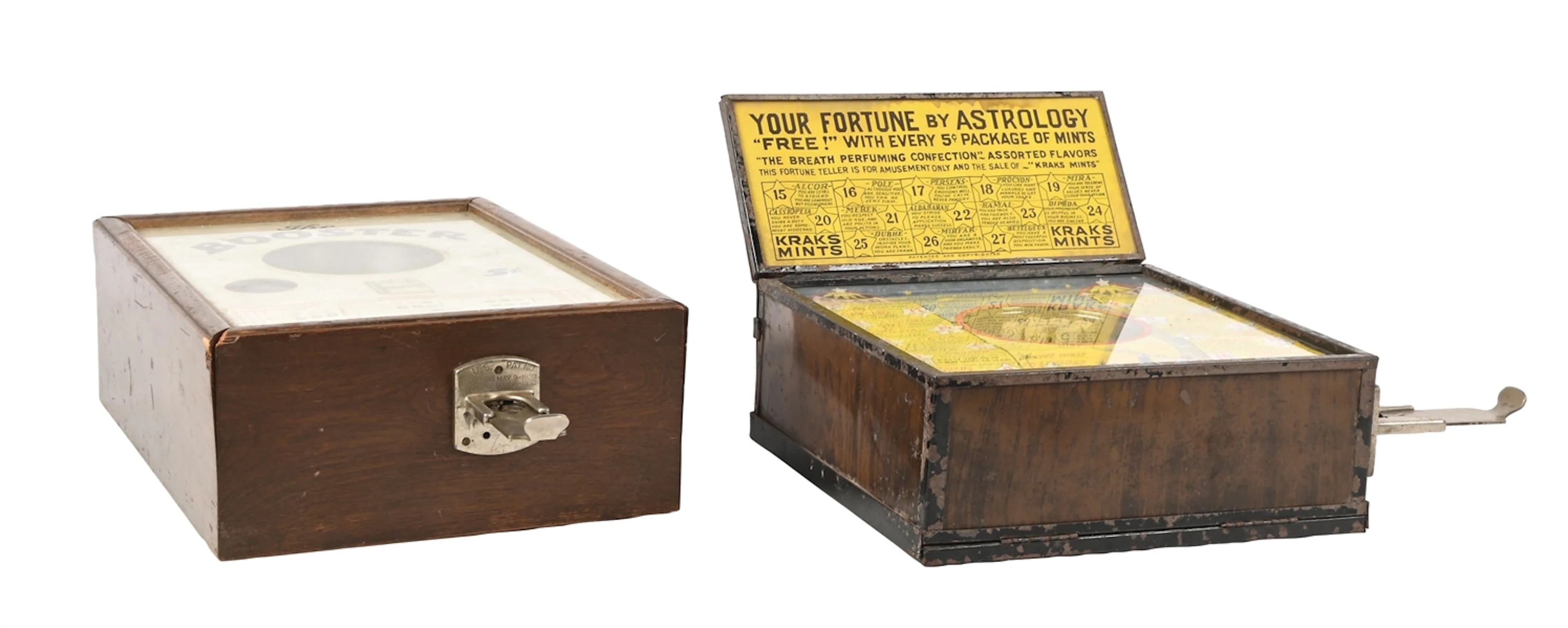 A PAIR OF TRADE STIMULATORS: KRAKS MINTS ASTROLOGY & THE BOOSTER