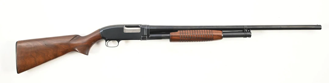 (C) HIGH CONDITION WINCHESTER MODEL 12 SLIDE ACTION SHOTGUN.