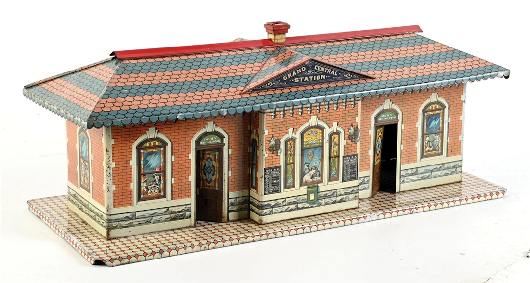 PRE-WAR IVES STANDARD GA. TIN LITHO GRAND CENTRAL STATION