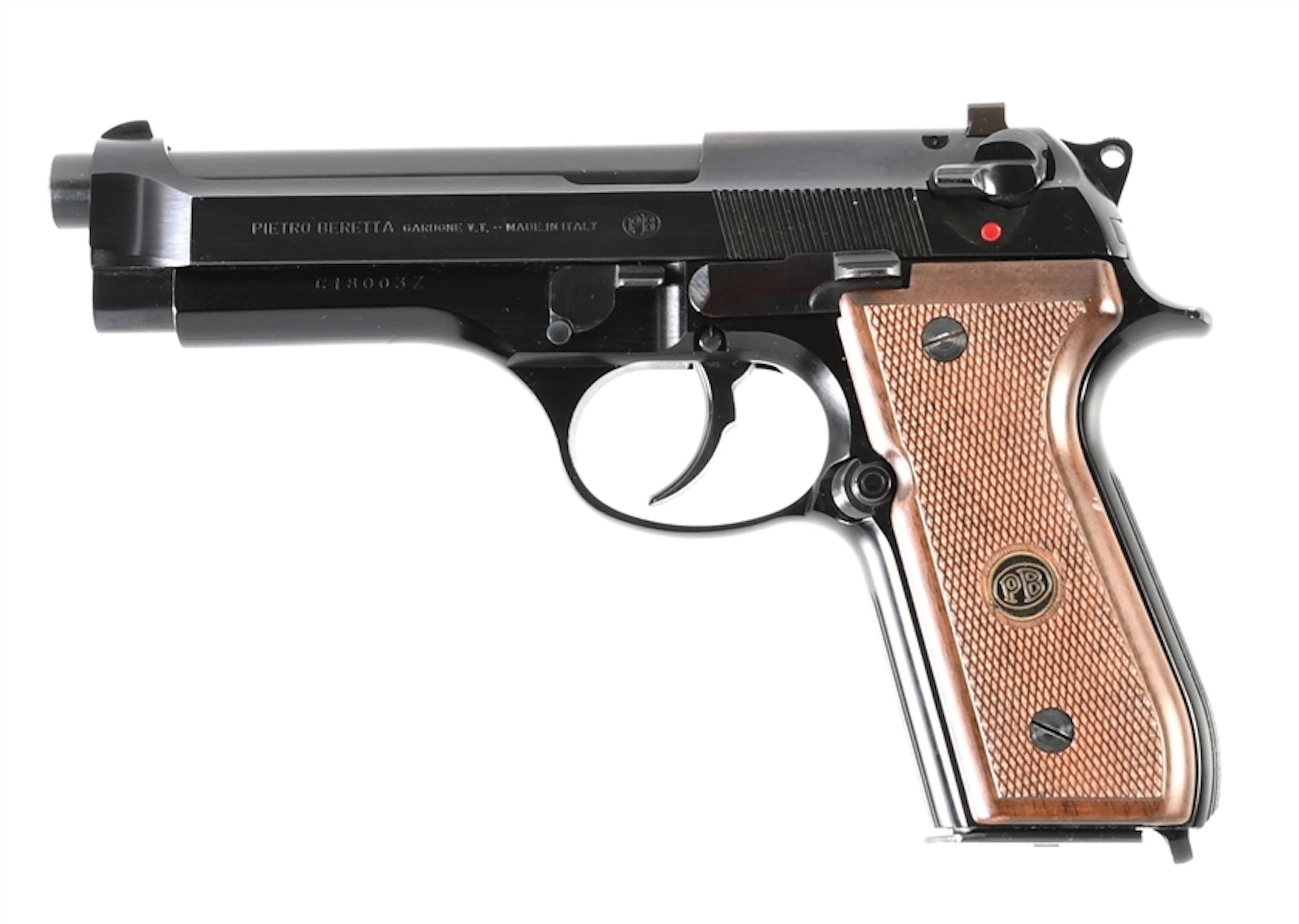 (M) BERETTA 92 SB SEMI-AUTOMATIC PISTOL WITH CASE.