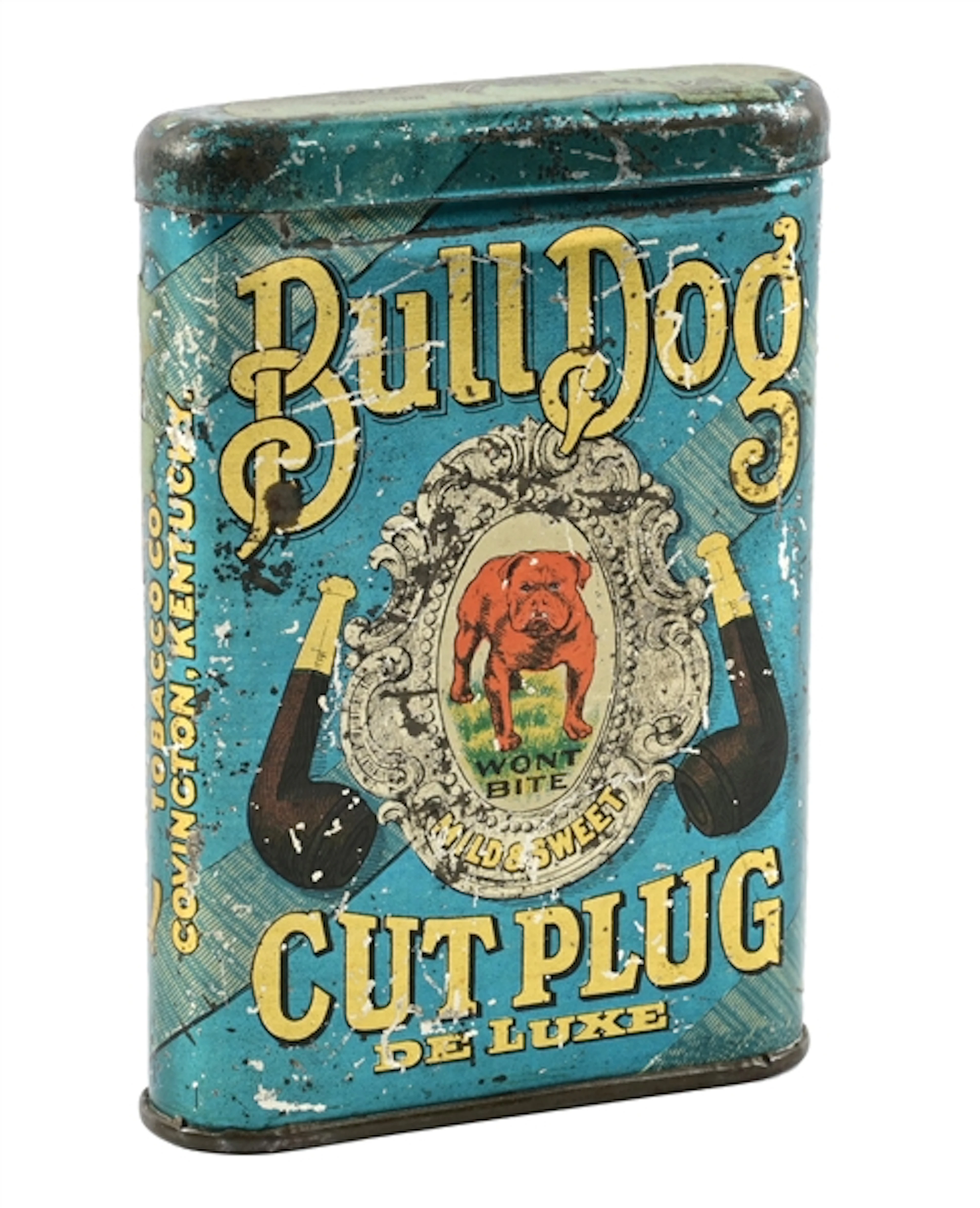 BULLDOG CUT PLUG TOBACCO TIN