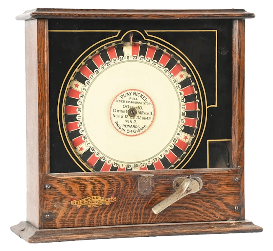 5¢ GRISWOLD SINGLE WHEEL TRADE STIMULATOR