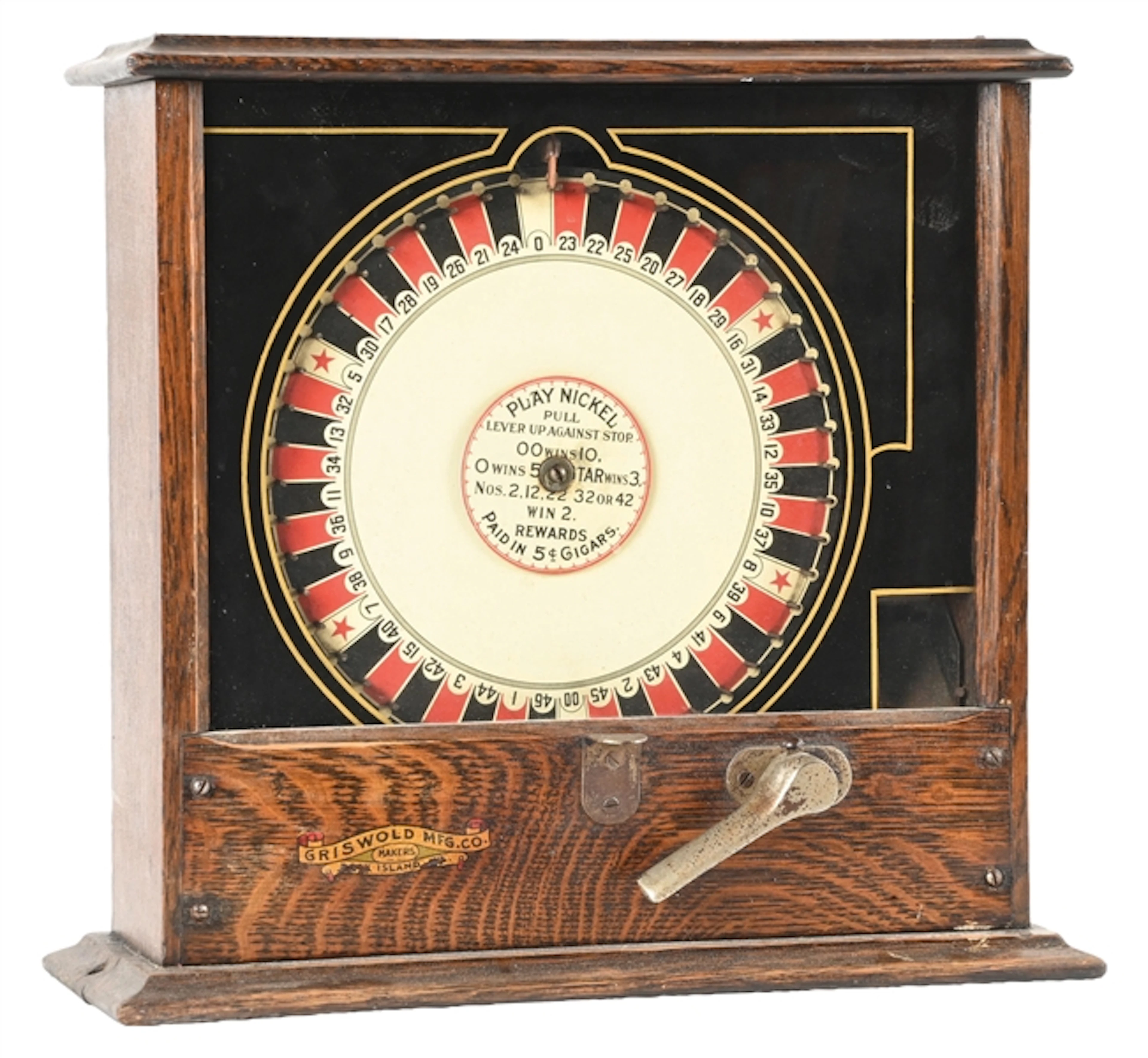 5¢ GRISWOLD SINGLE WHEEL TRADE STIMULATOR