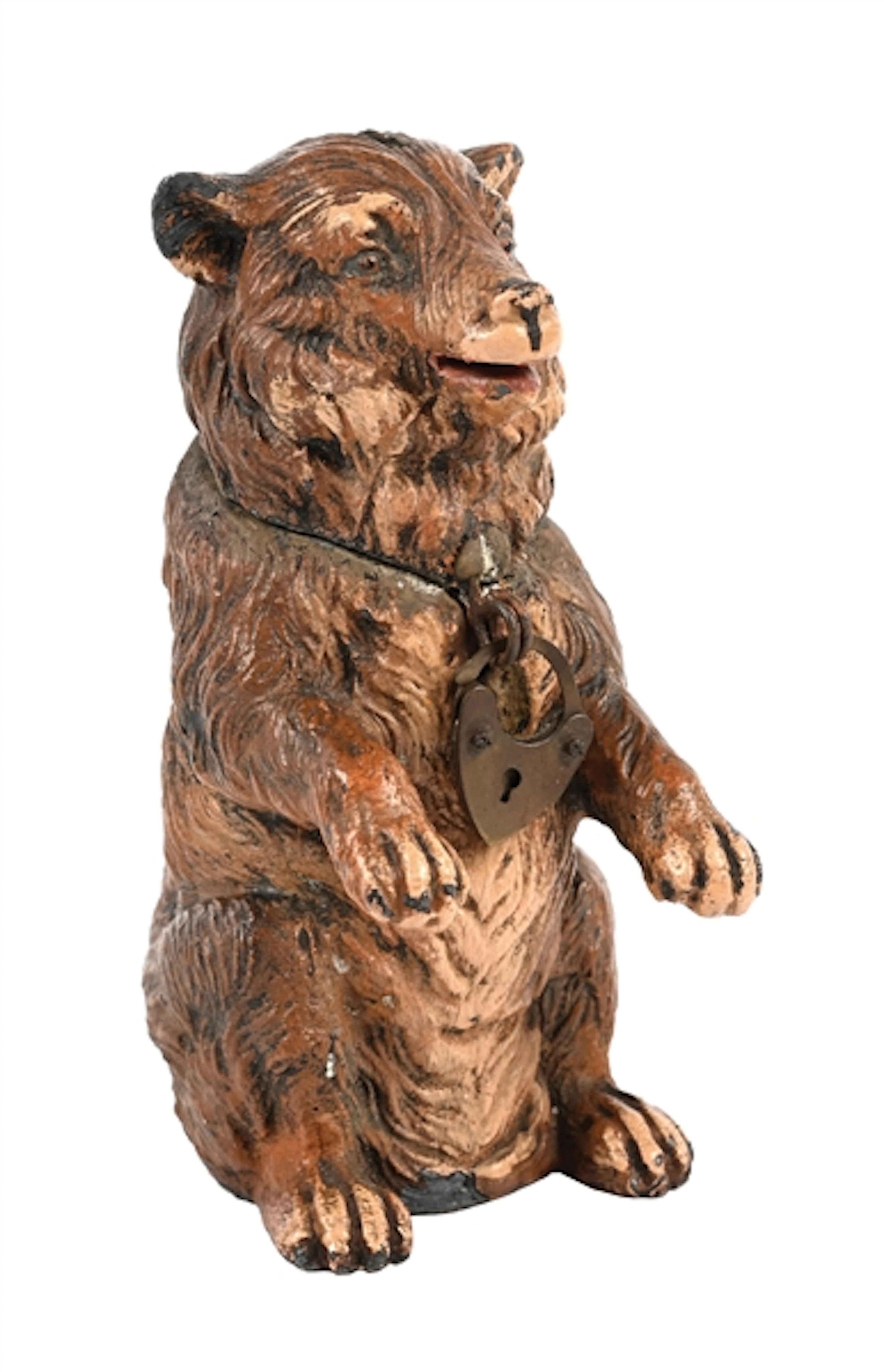 BEGGING BEAR ON HIND LEGS BANK