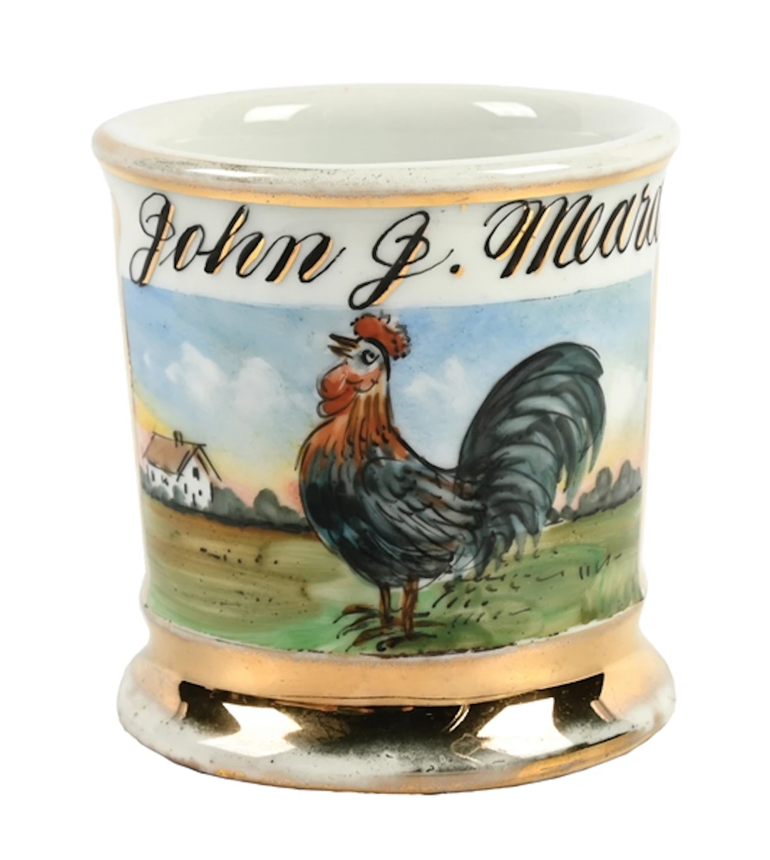 POULTRY FARMER'S SHAVING MUG