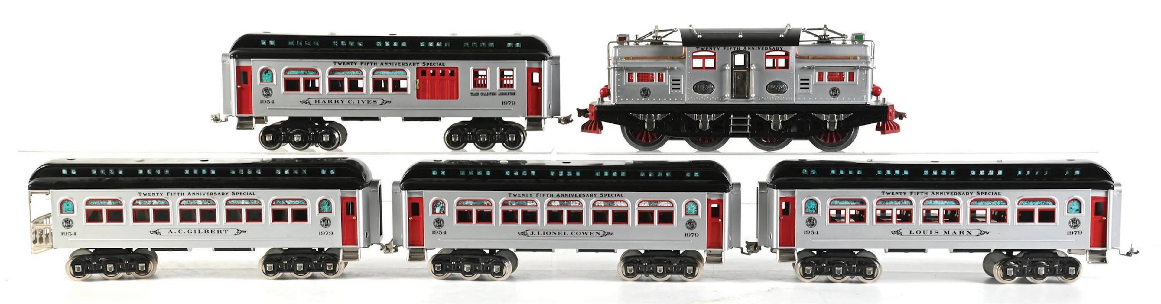 WILLIAMS STANDARD GAUGE TCA 25TH ANNIVERSARY PASSENGER SET