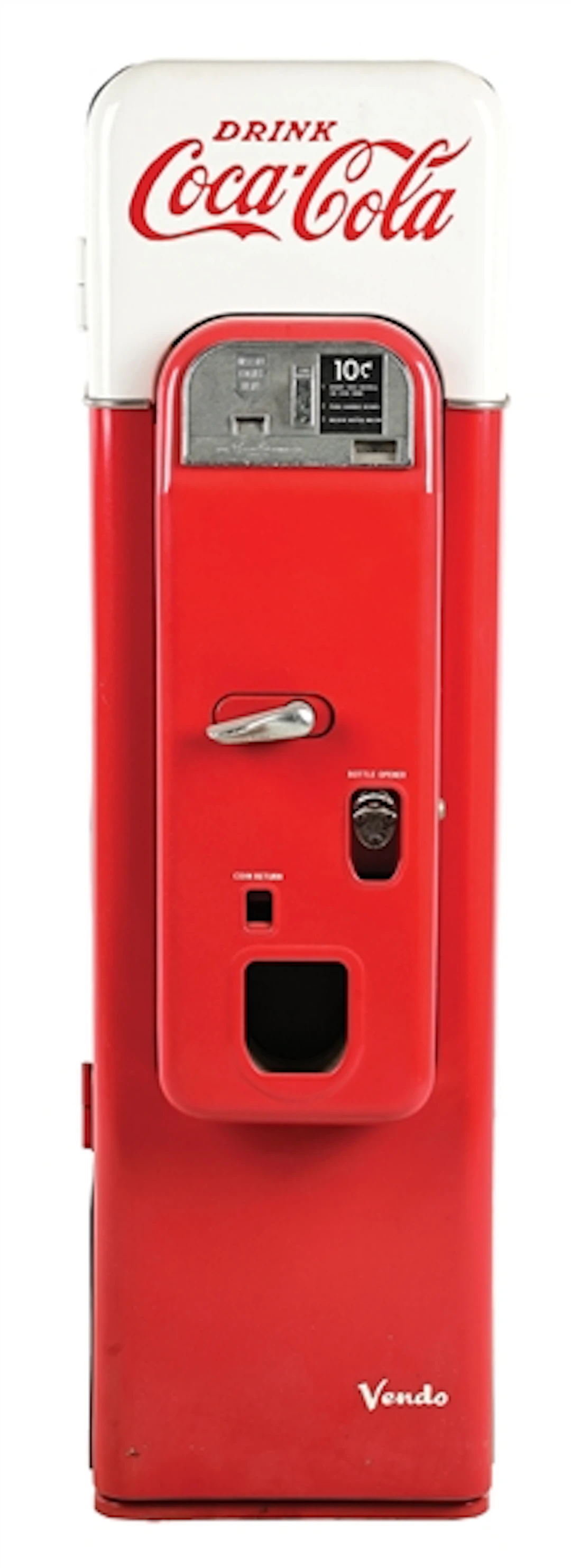 VENDO MODEL 44 SLIM-STYLE COCA-COLA VENDING MACHINE