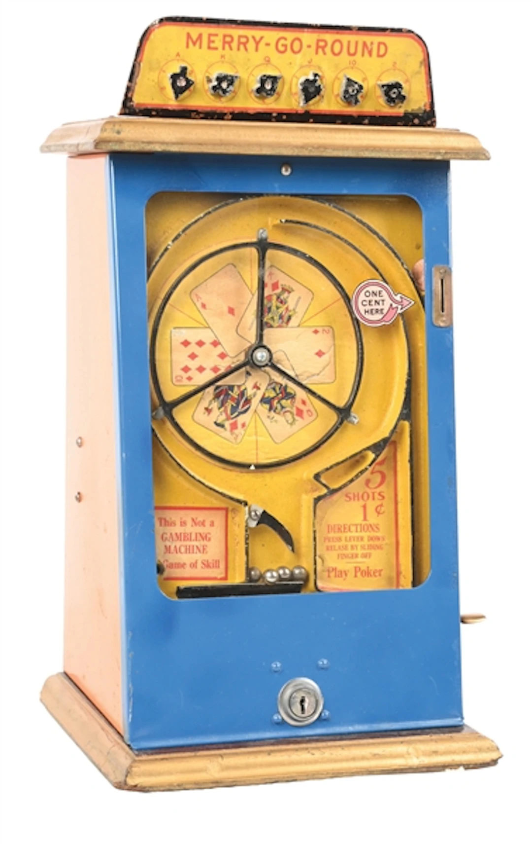 1¢ GENCO CORP. MERRY-GO-ROUND ARCADE SKILL GAME