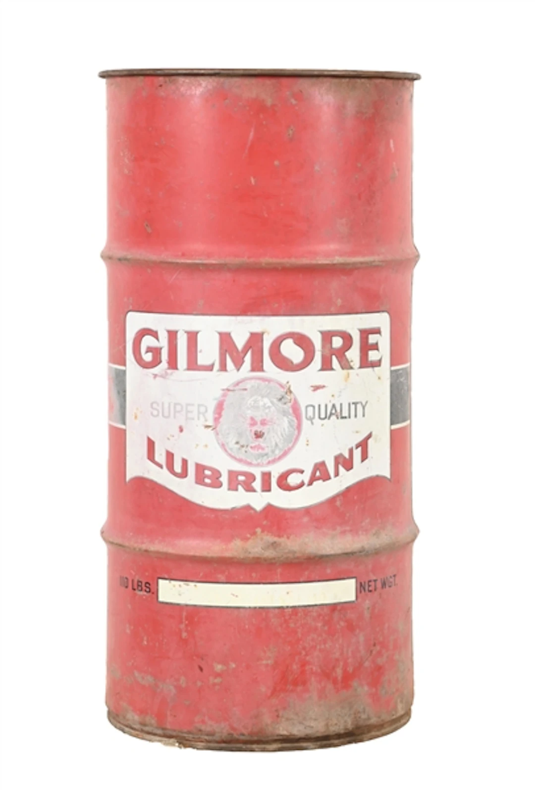 GILMORE LUBRICANT 110 LB OIL DRUM.