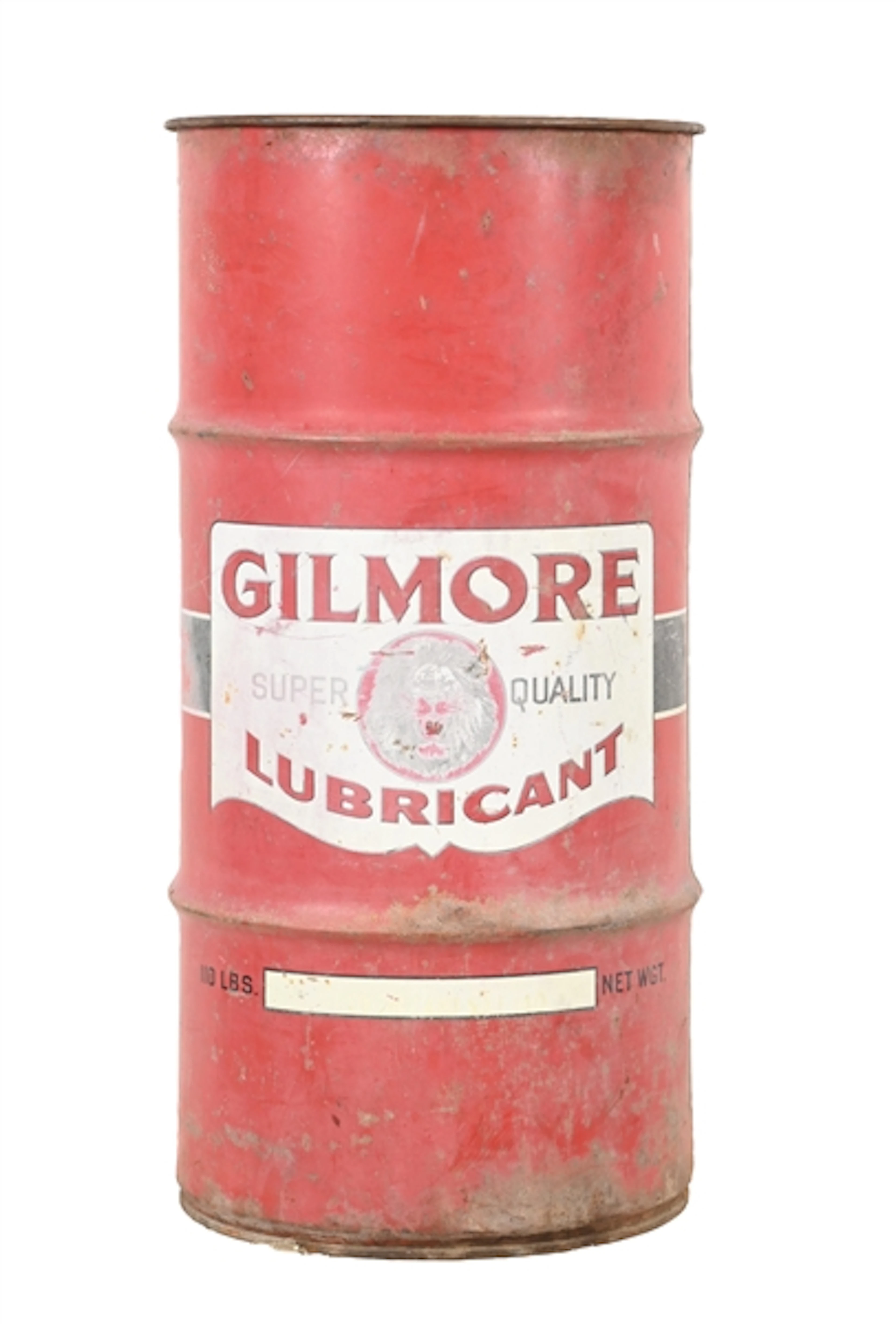 GILMORE LUBRICANT 110 LB OIL DRUM.