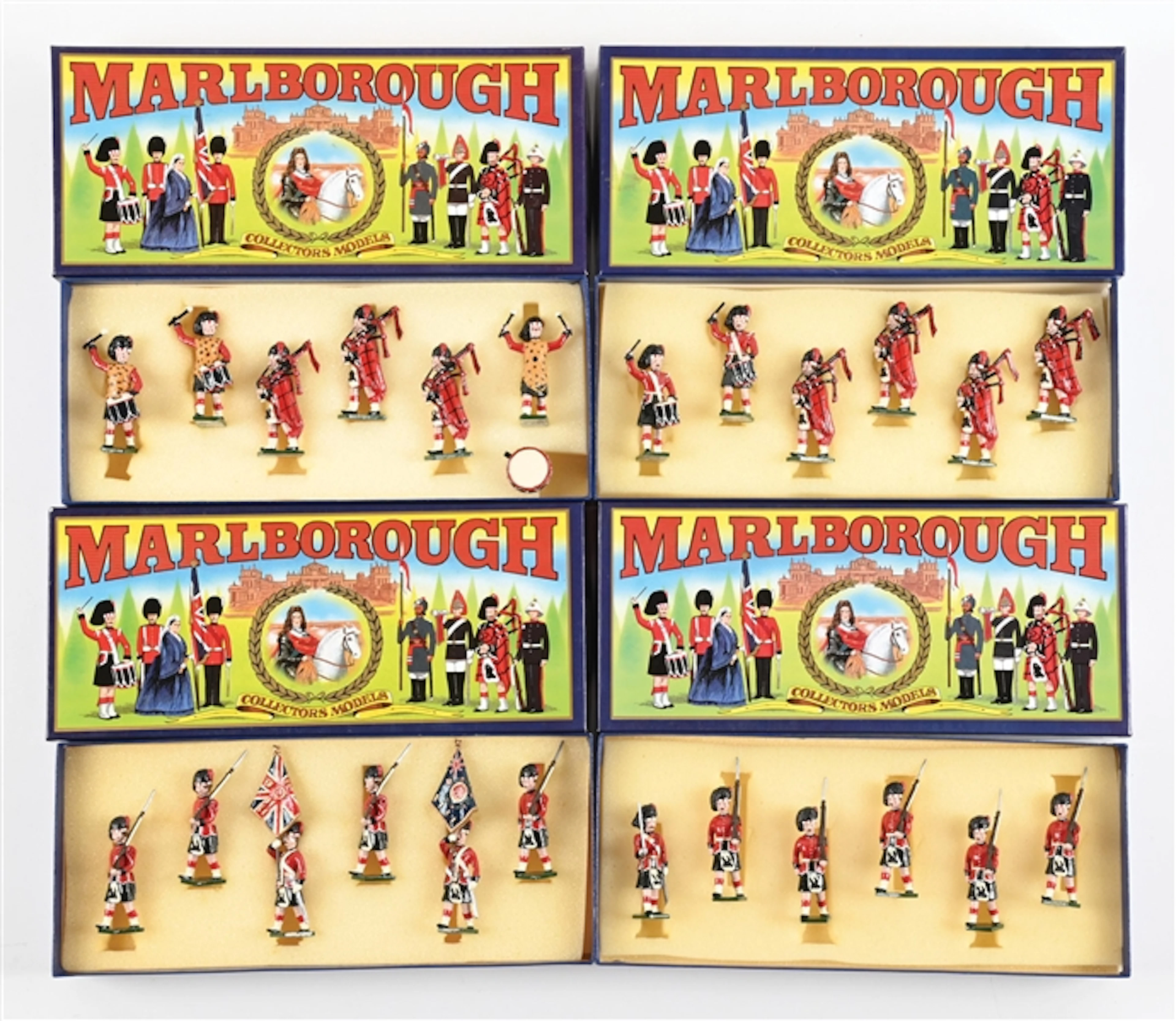 LOT OF 4: MARLBOROUGH MILITARY MODELS