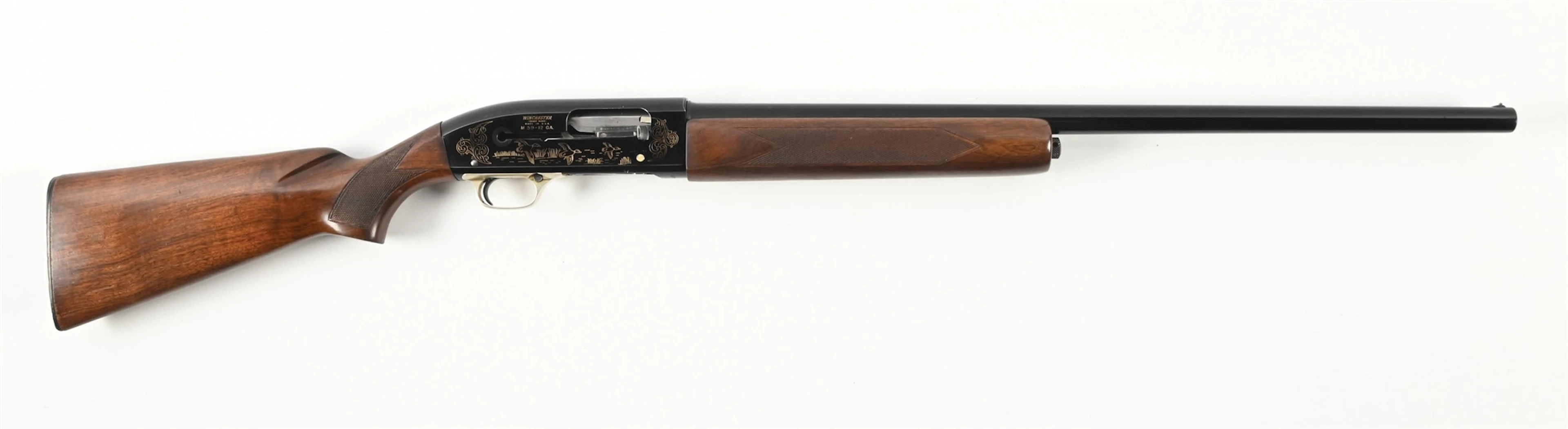 (C) WINCHESTER M59 SEMI-AUTOMATIC SHOTGUN.
