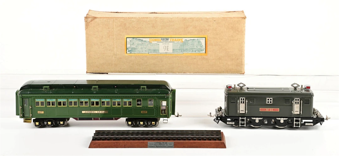 LOT OF 2: WILLIAMS STANDARD GA. NO. 9E ELECTRIC LOCOMOTIVE & NO. 417