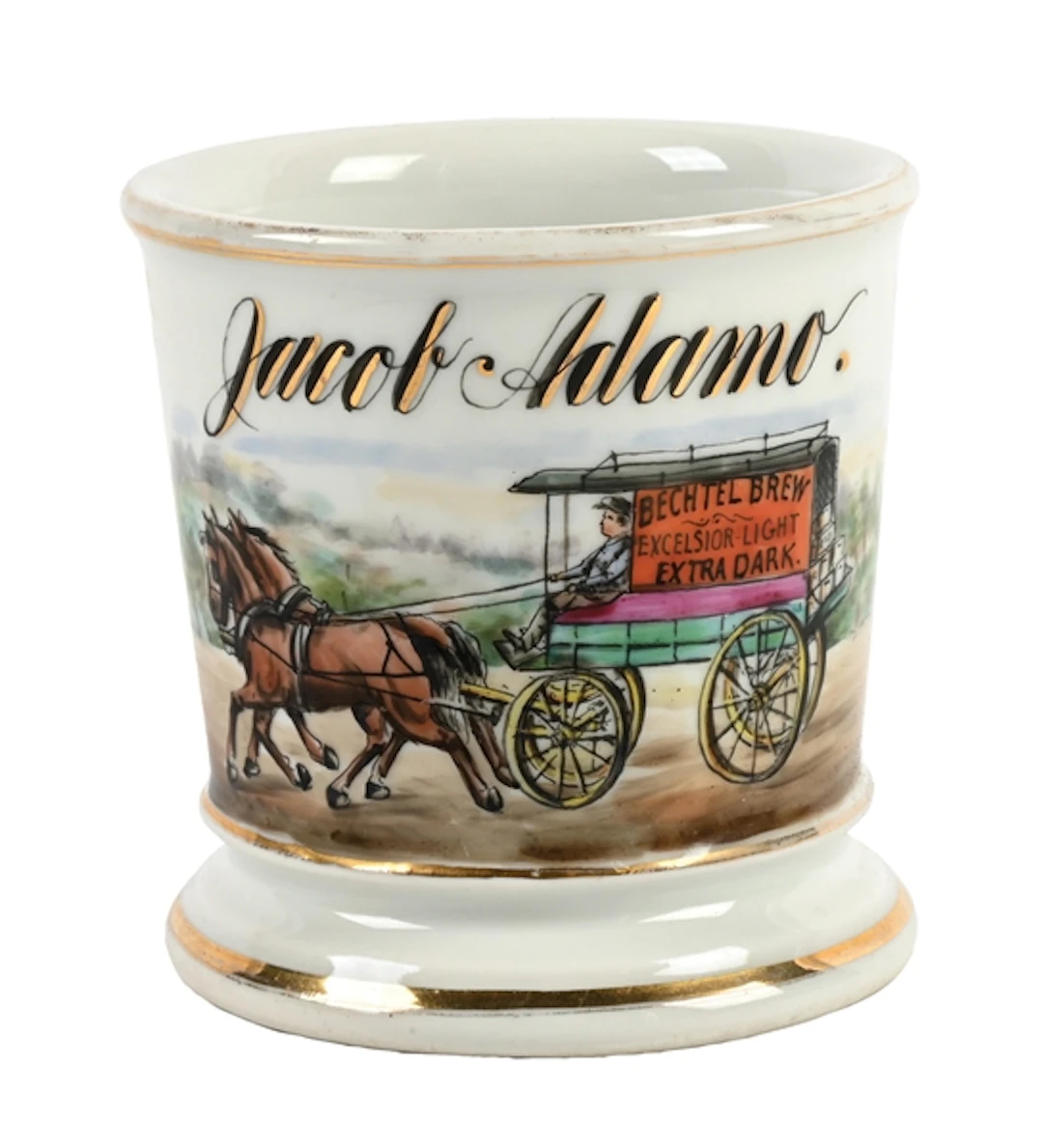 WAGON DRIVER SHAVING MUG