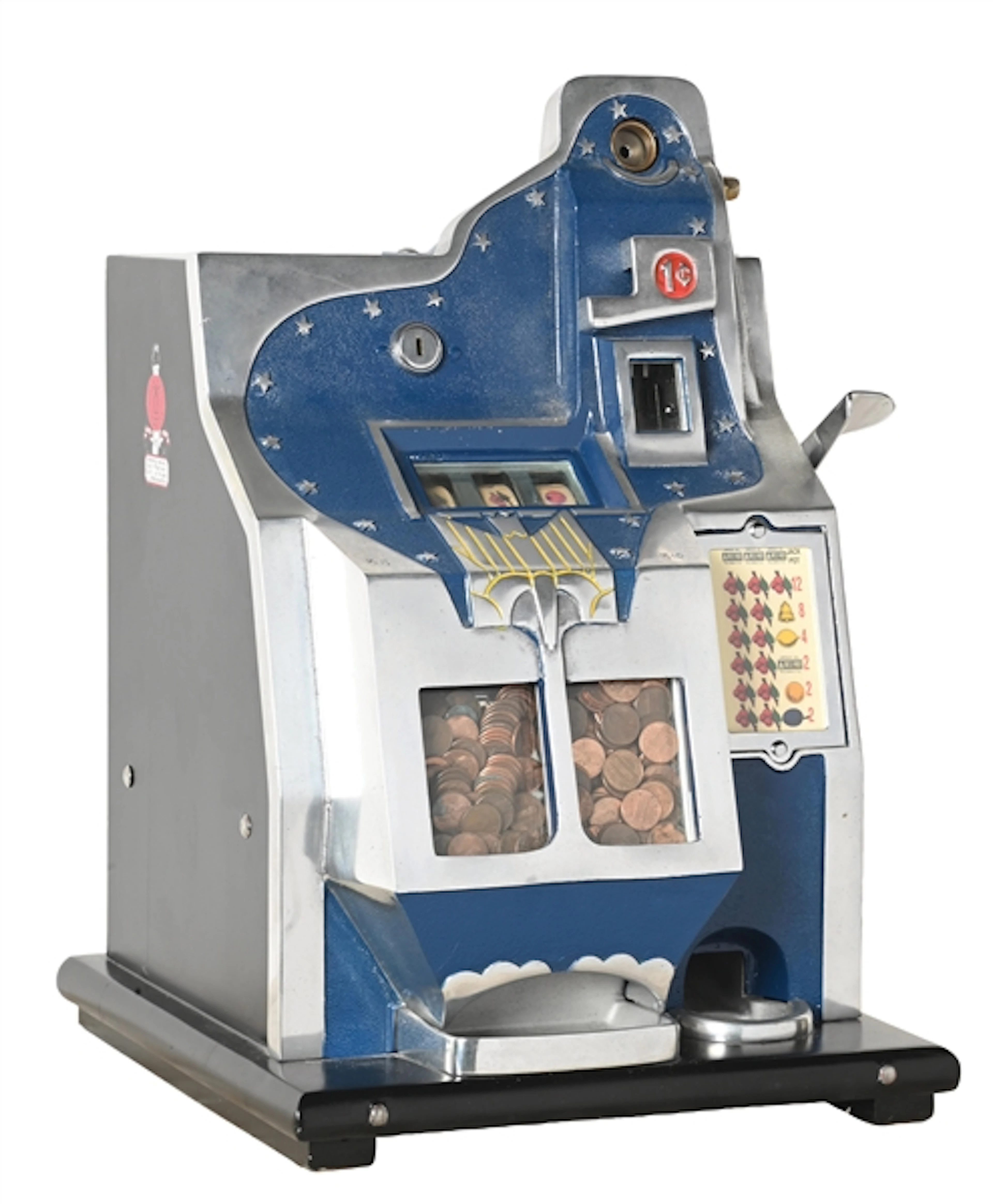 1¢ MILLS NOVELTY CO. QT FIREBIRD SLOT MACHINE