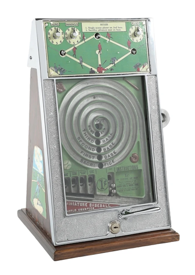 1¢ PEO BASEBALL COUNTERTOP GAME OF SKILL