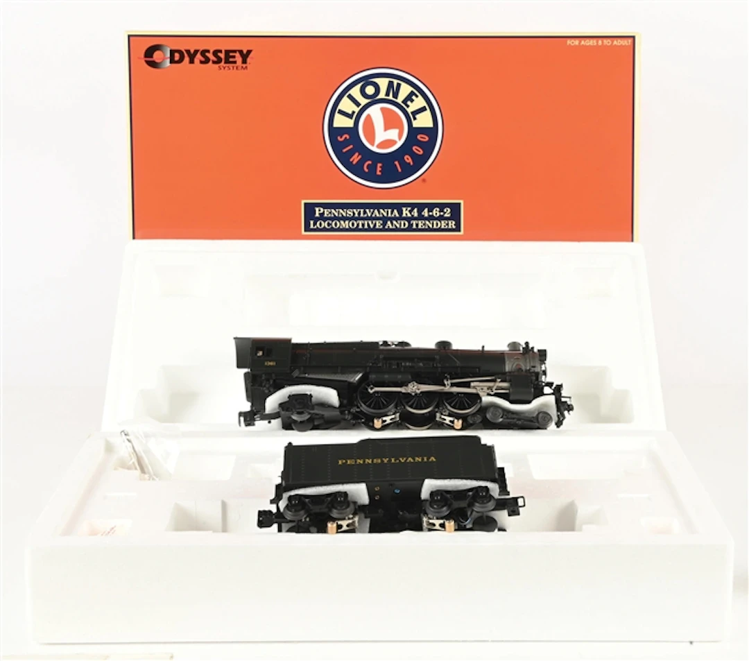 MODERN ERA LIONEL O-GA. NO. 6-38025 PENNSYLVANIA K4 4-6-2 STEAM LOCOMOTIVE