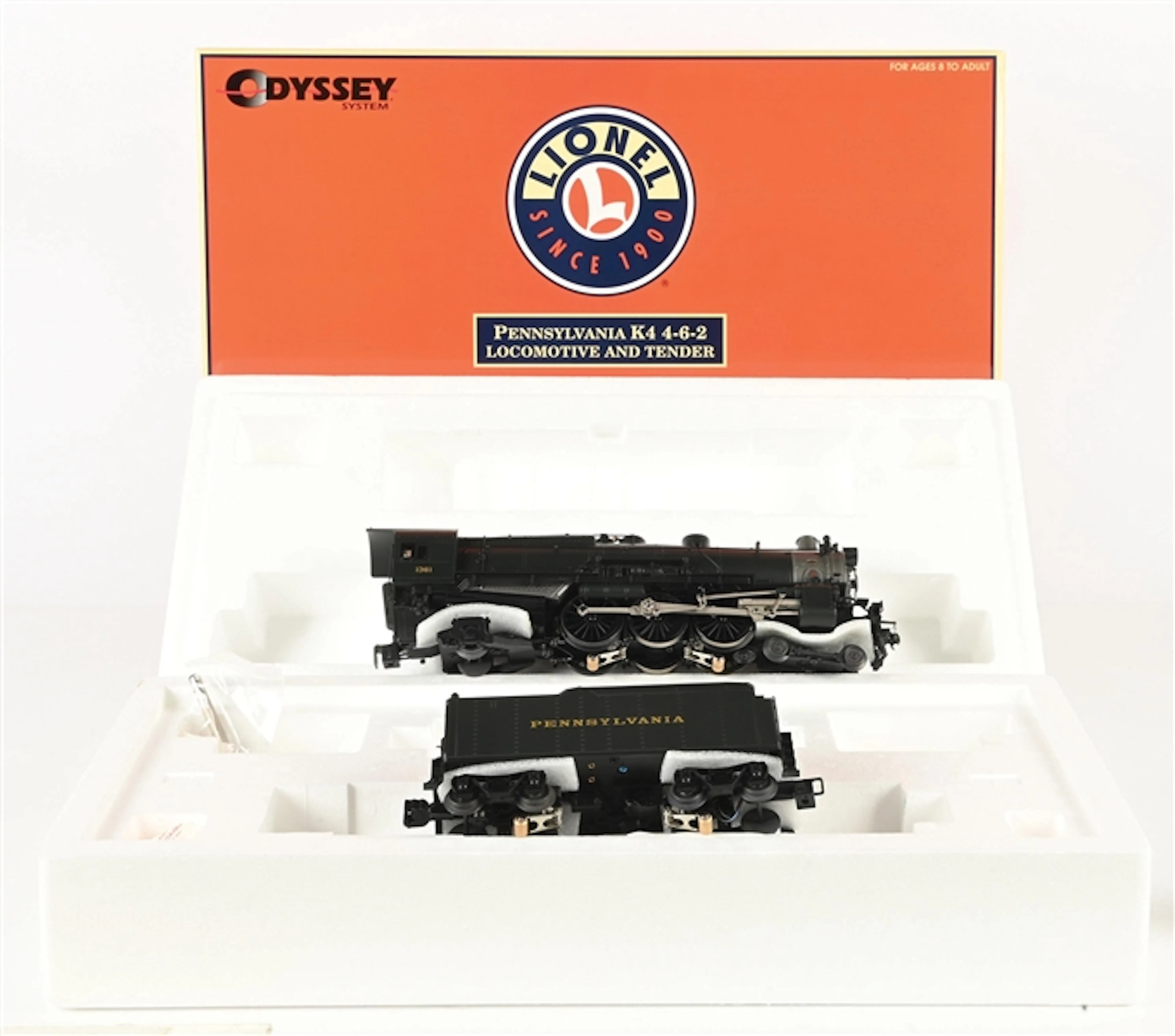 MODERN ERA LIONEL O-GA. NO. 6-38025 PENNSYLVANIA K4 4-6-2 STEAM LOCOMOTIVE