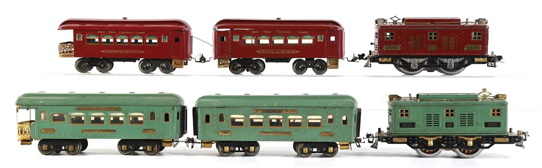 LOT OF 6: LIONEL & IVES STANDARD GA. SETS